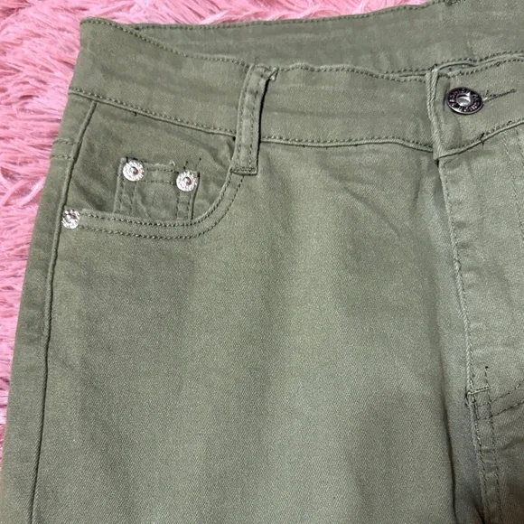 Marshall Boys Olive Green Stretch Jeans - Picture 6 of 7